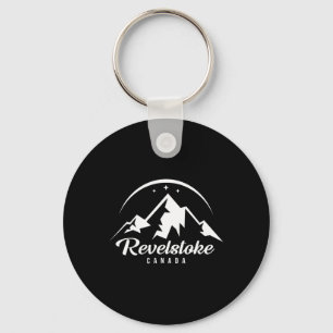Revelstoke Canada Ski Resort Skiing Snowboarding Keychain