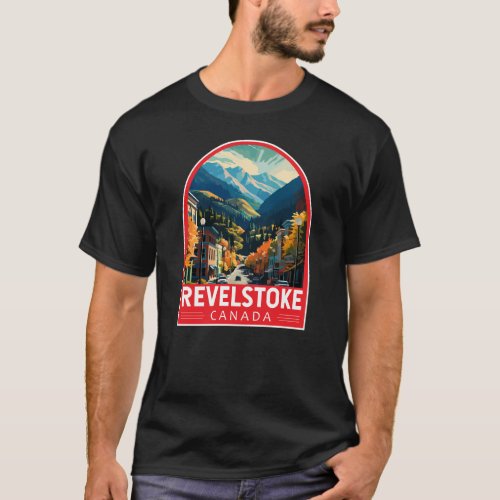 Revelstoke Canada Travel Art Vintage T_Shirt
