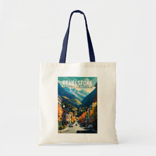 Revelstoke Canada Travel Art Vintage Tote Bag