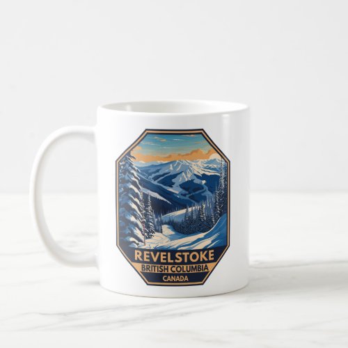 Revelstoke Canada Winter Vintage Coffee Mug