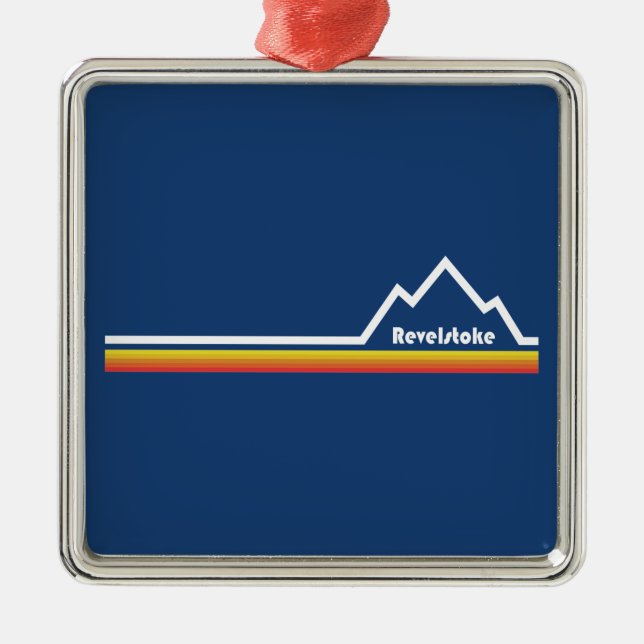 Revelstoke Metal Ornament (Front)