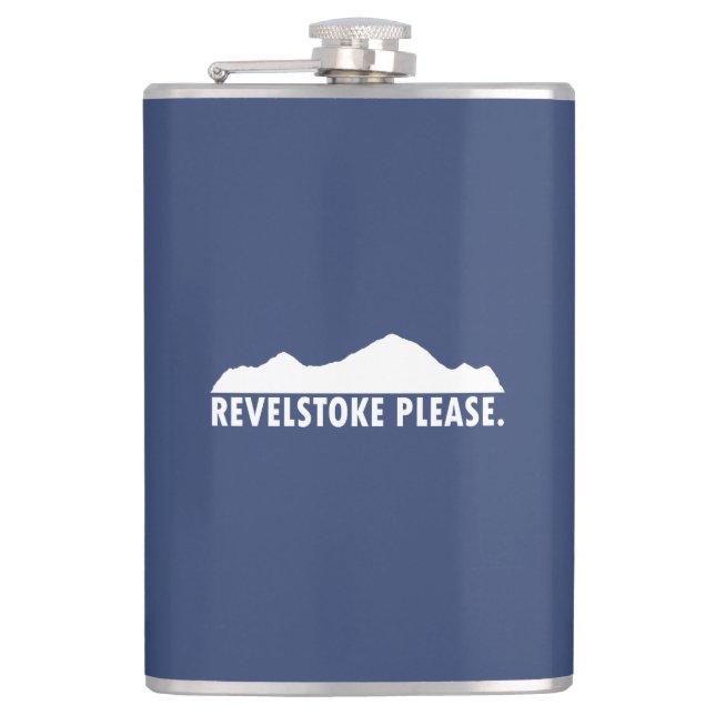 Revelstoke Please Flask (Front)