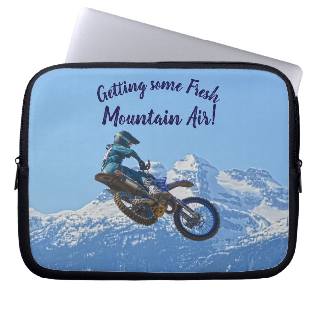 Revelstoke Ride - MotoX Racing in British Columbia Laptop Sleeve (Front)