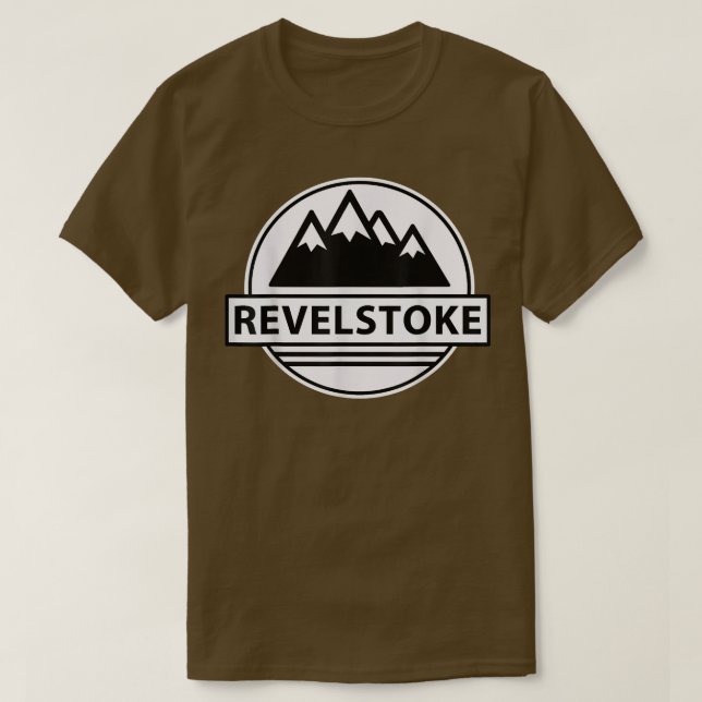 RevelStoke Snowmobile T Cool Saying Canada Sled  T-Shirt (Design Front)