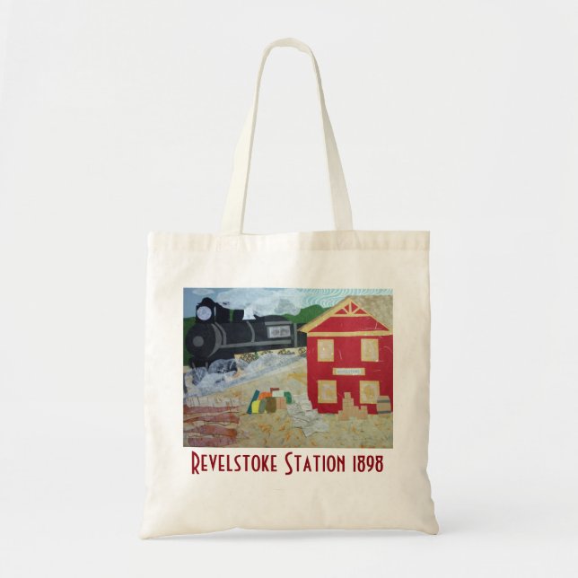 Revelstoke Station 1898 Tote Bag (Front)