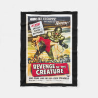 Revenge of the Creature Movie Poster Blanket
