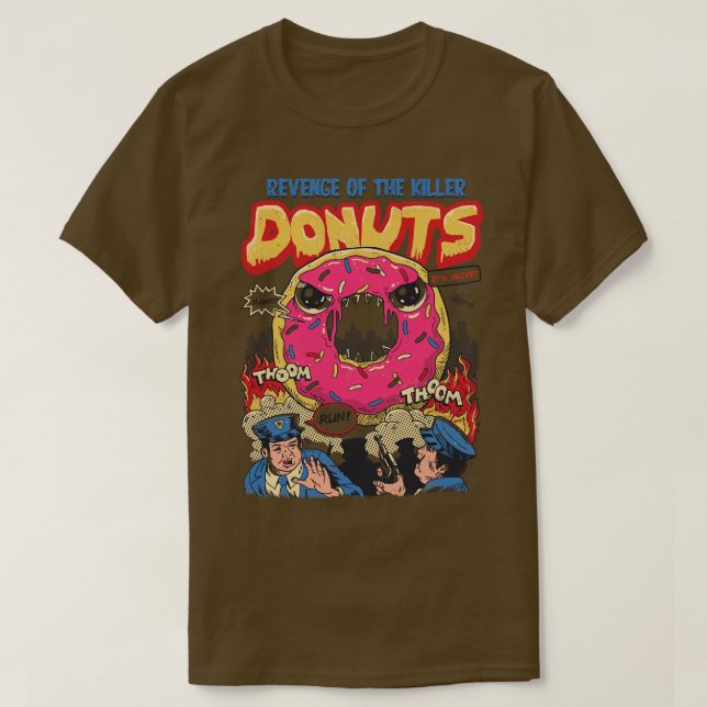 Revenge of the Killer Donuts T-Shirt (Design Front)
