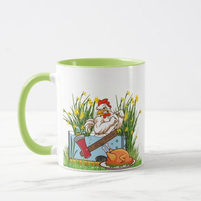 Revenge of the Rooster Mug (Left)