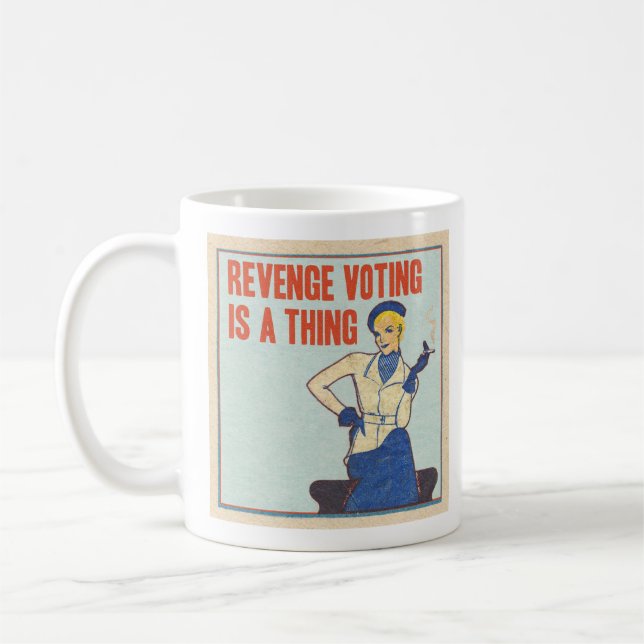 Revenge Voting mug (Left)