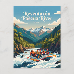 Reventazón Pascua River Chile Postcard