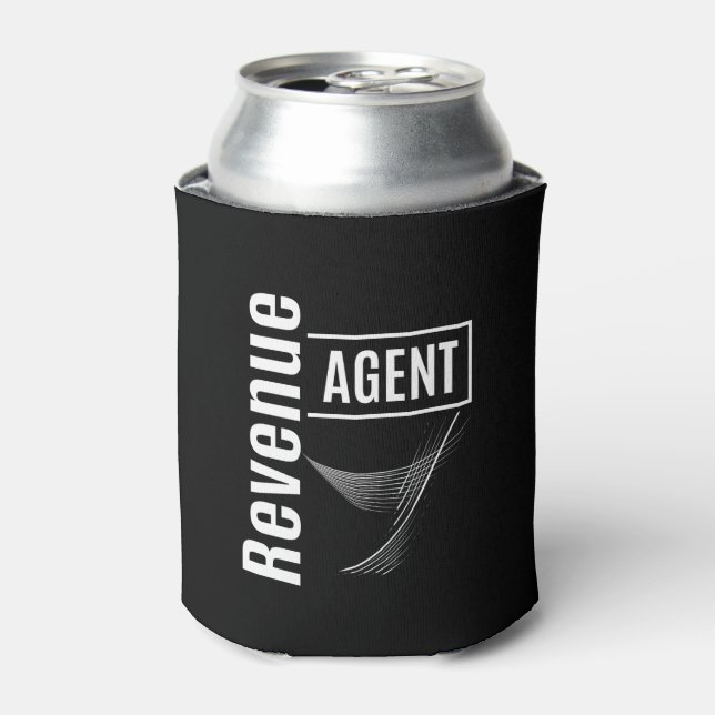 Revenue Agent Job Title Gift Can Cooler (Can Front)