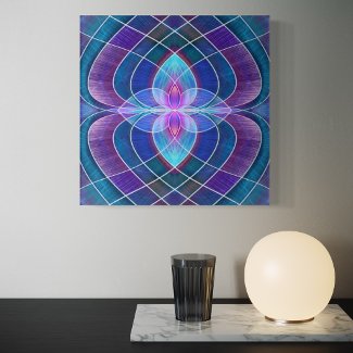 Reverberations Mandala Acrylic Print