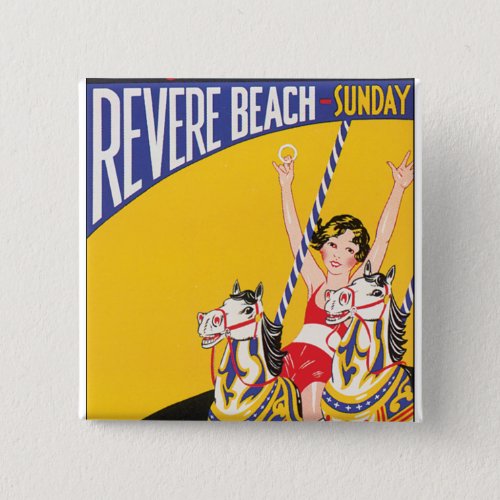 Revere Beach Sunday Button