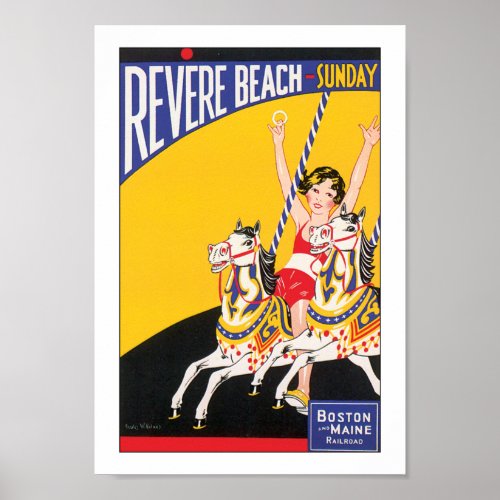 Revere Beach Sunday Poster