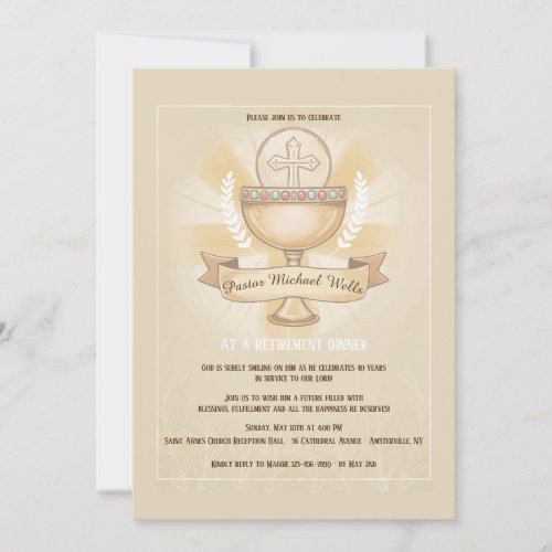 Revered Chalice Retirement Dinner