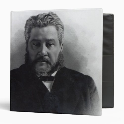 Reverend Charles Haddon Spurgeon 3 Ring Binder