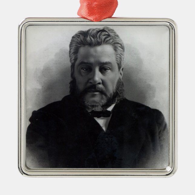 Reverend Charles Haddon Spurgeon Metal Ornament (Front)
