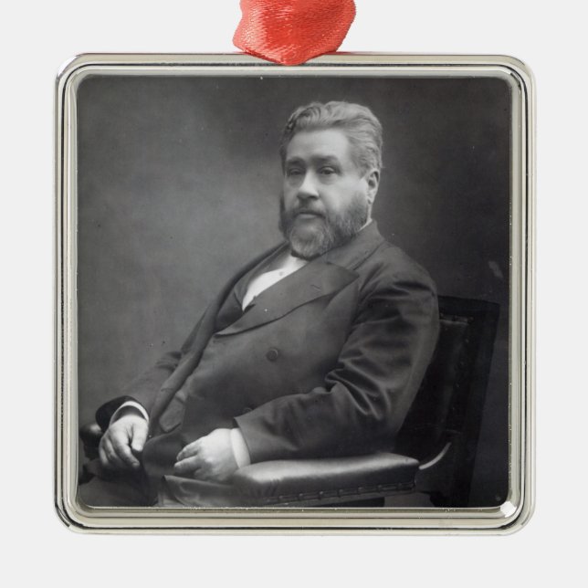 Reverend Charles Haddon Spurgeon Metal Ornament (Front)