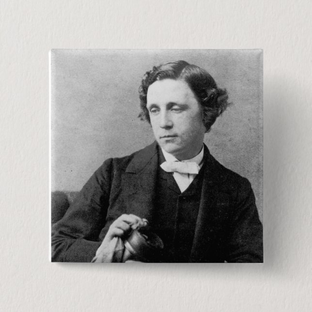 Reverend Charles L. Dodgson 1863 Pinback Button (Front)