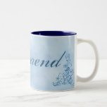 Reverend Coffee Mug- Large: Sky Blue Elegance Two-tone Coffee Mug at Zazzle