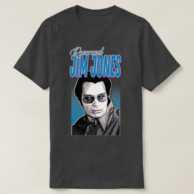 Reverend Jim JonesJonestown Massacre Aesthetic Tri T-Shirt (Design Front)