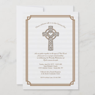 Reverent Cross Ordination Invitation