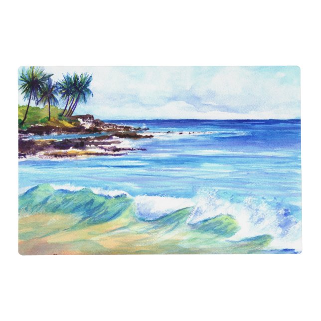 Reversable Kauai Seascapes Placemat (Front)