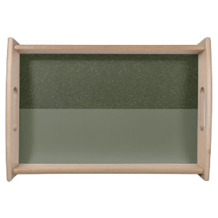 Reverse Horizontal Split Moss Green Tray (Custom)