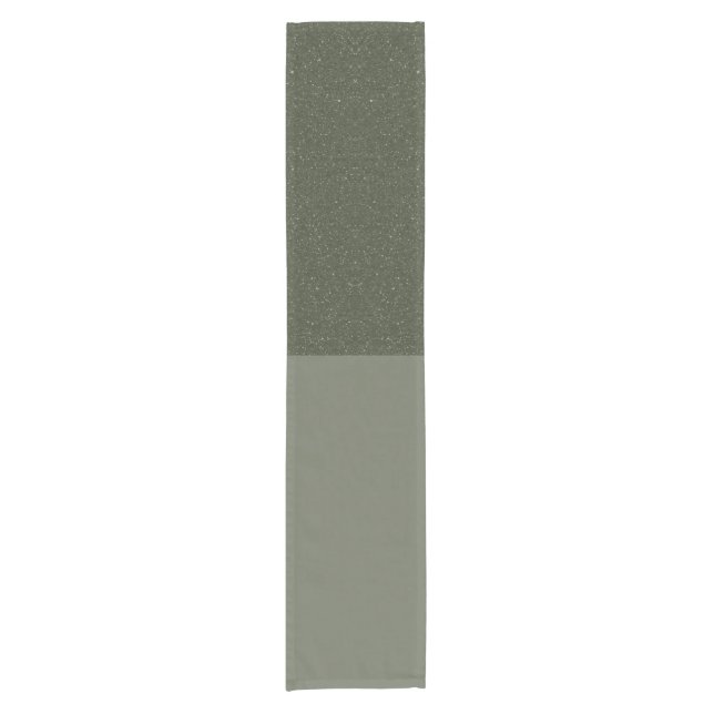 Reverse Noise Moss Green Table Runner – Custom (Front)