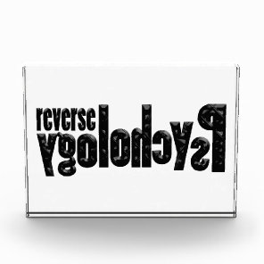 Reverse Psychology Acrylic Award