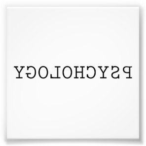 Reverse Psychology Photo Print