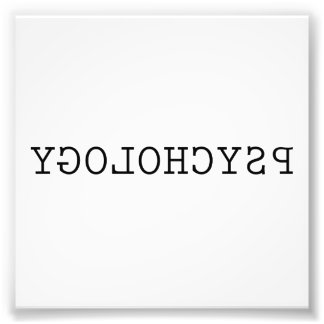 Reverse Psychology Photo Print