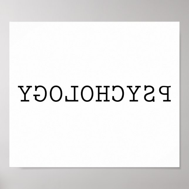 Reverse Psychology Poster (Front)