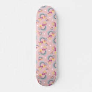 Reverse Rainbow- pink Skateboard