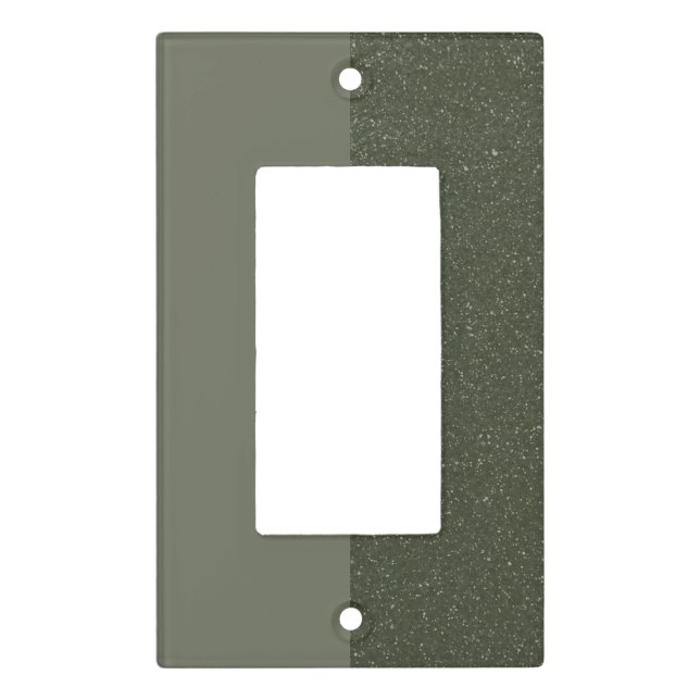 Reverse Split Moss Light Switch Cover – Customize (Front)