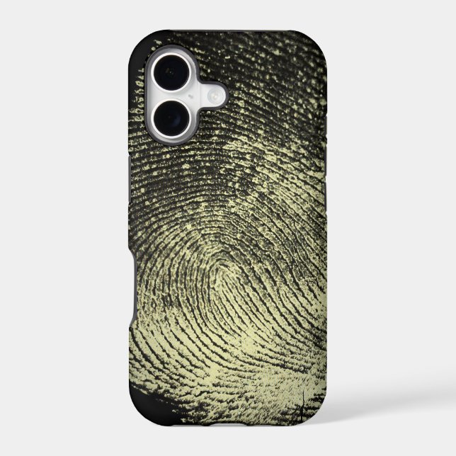 Reversed Loop Fingerprint Case-Mate iPhone Case (Back)