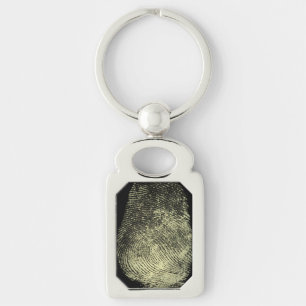 Reversed Loop Fingerprint Keychain