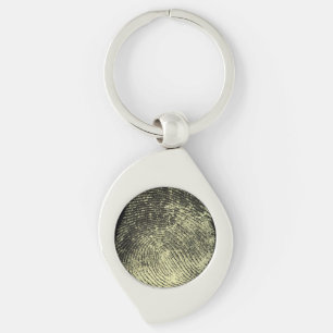 Reversed Loop Fingerprint Keychain