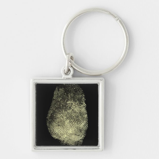 Reversed Loop Fingerprint Keychain (Front)