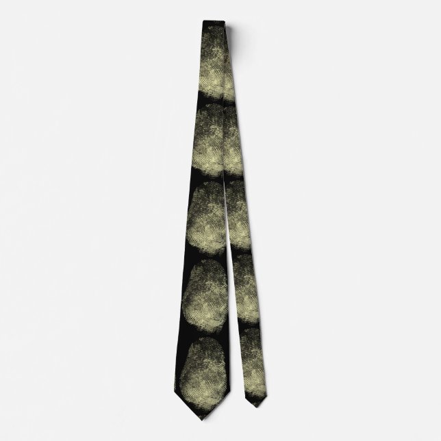 Reversed Loop Fingerprint Neck Tie (Front)