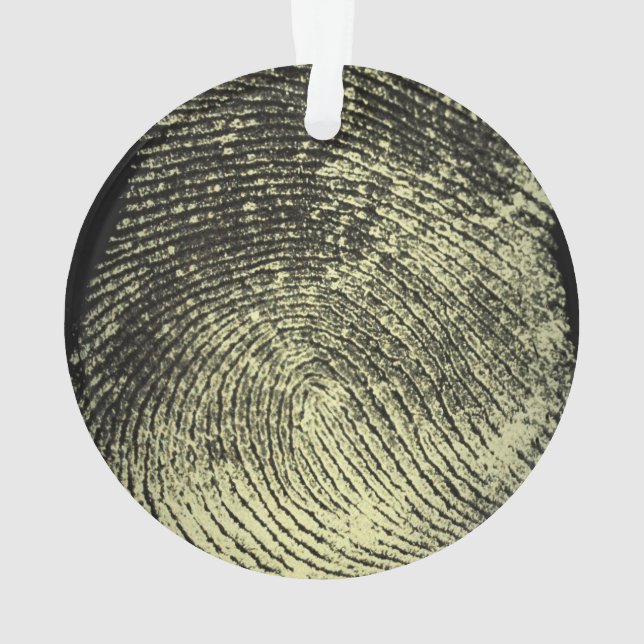 Reversed Loop Fingerprint Ornament (Back)
