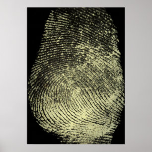 Reversed Loop Fingerprint Poster