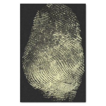 Reversed Loop Fingerprint Tissue Paper by TerryBain at Zazzle