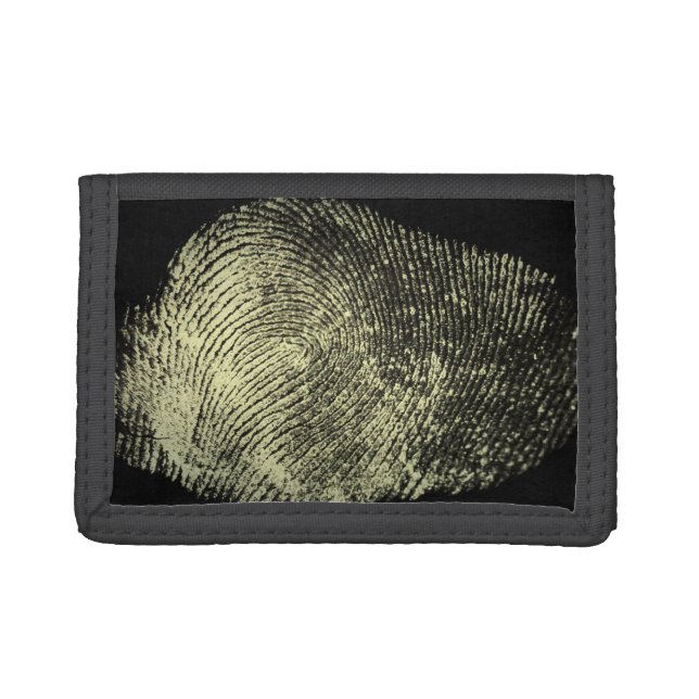 Reversed Loop Fingerprint Trifold Wallet (Front)