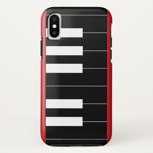 Reversed Piano Keys iPhone XS Case