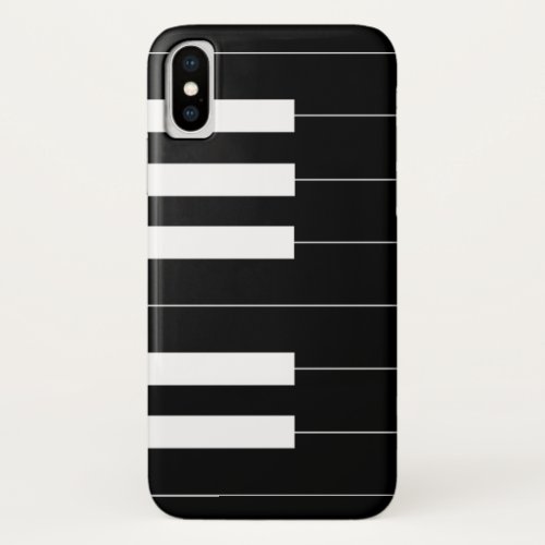 Reversed Piano Keys iPhone XS Case