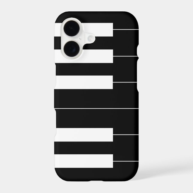 Reversed Piano Keys iPhone Case (Back)