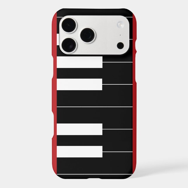 Reversed Piano Keys Iphone Case (Back)