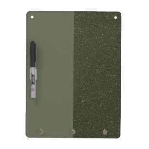 Reversed Split Green Dry Erase Board – Customize