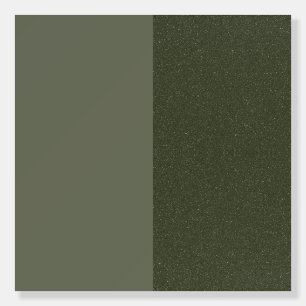 Reversed Split Moss Green Foam Board – Customize